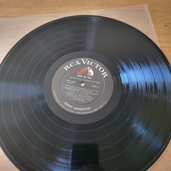 Hugo Montenegro Hang 'Em High Vinyl Record 1968 RCA Victor LSP-4022 Western LPC - Picture 5 of 9